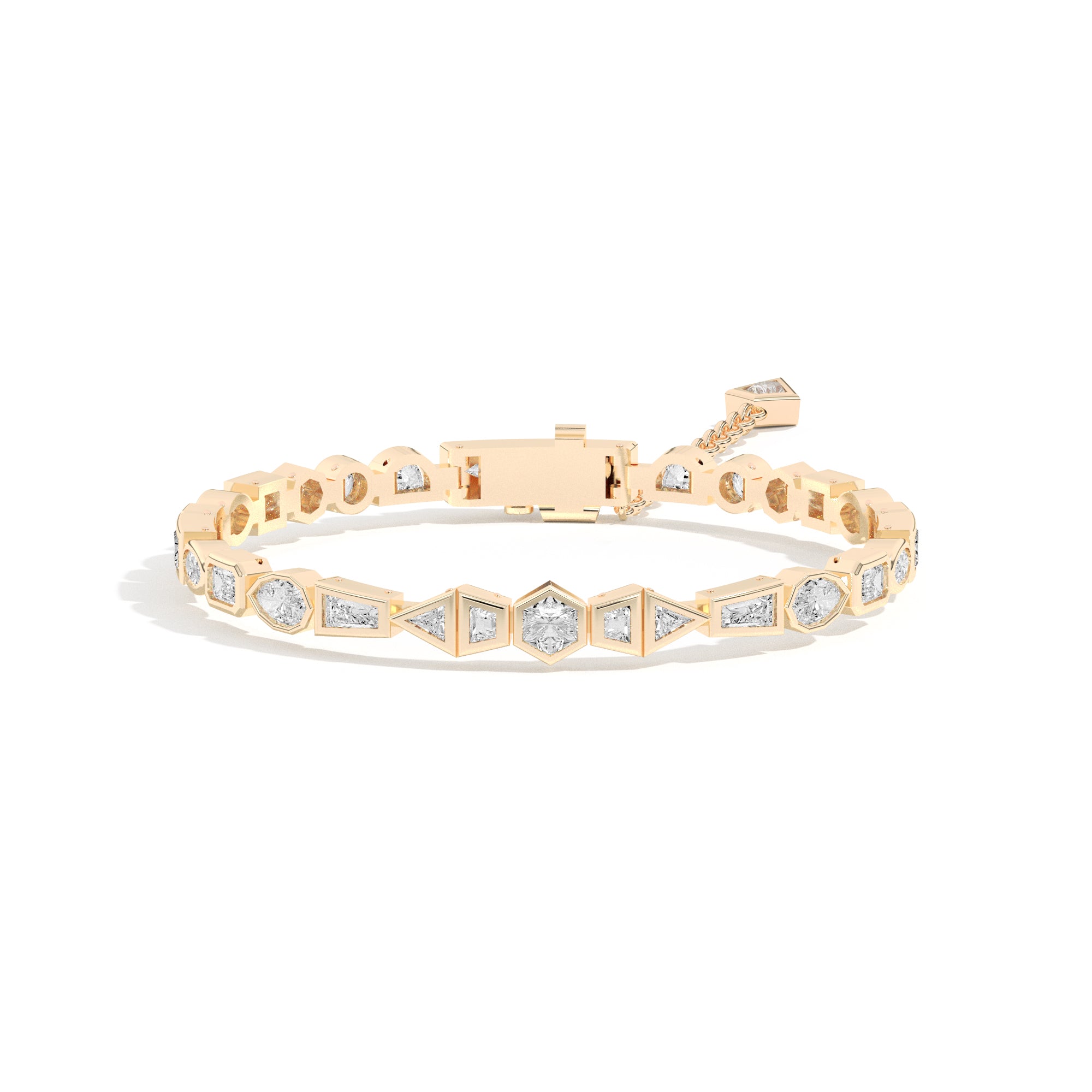 Shahla Karimi Jewelry Azadi Tennis Bracelet 14K Yellow Gold