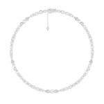 Shahla Karimi Jewelry Azadi Tennis Necklace 14K White Gold