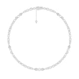 Shahla Karimi Jewelry Azadi Tennis Necklace 14K White Gold