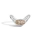 A white gold ring with a marquise-cut diamond set on a curved band, shown on a clean white background with a soft shadow.
