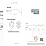Diamond grading report with IGI logo on a white background