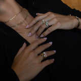 Shahla Karimi Shahla's Signature Railless Oval Engagement Ring 14K Yellow Gold