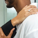 Shahla Karimi 2-Stone Pear Ring With Lozenge 14K Yellow Gold