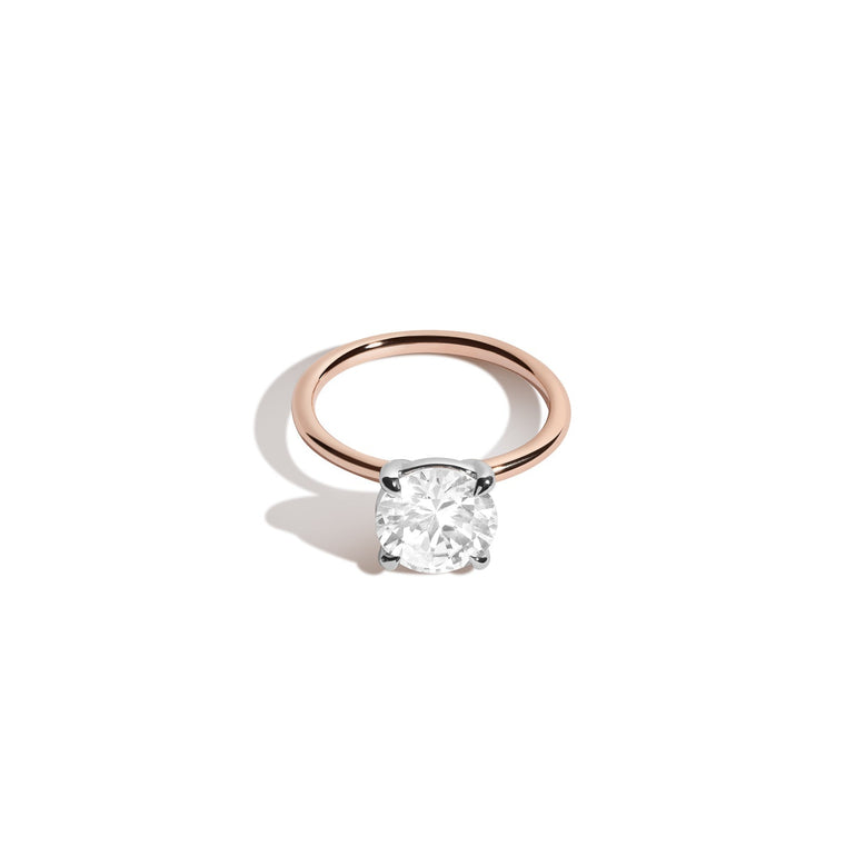 Shahla Karimi Brilliant Barely There Band in 14K/18K Rose Gold and White Diamond