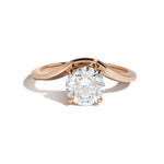 Shahla Karimi Brilliant Eye Ring in 14K/18K Yellow Gold and White Diamond