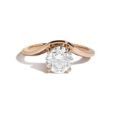 Shahla Karimi Brilliant Eye Ring in 14K/18K Yellow Gold and White Diamond