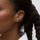 Shahla Karimi Jewelry Azadi Ear Arcs with Wraps 14K Yellow Gold Platinum 14K Yellow Gold