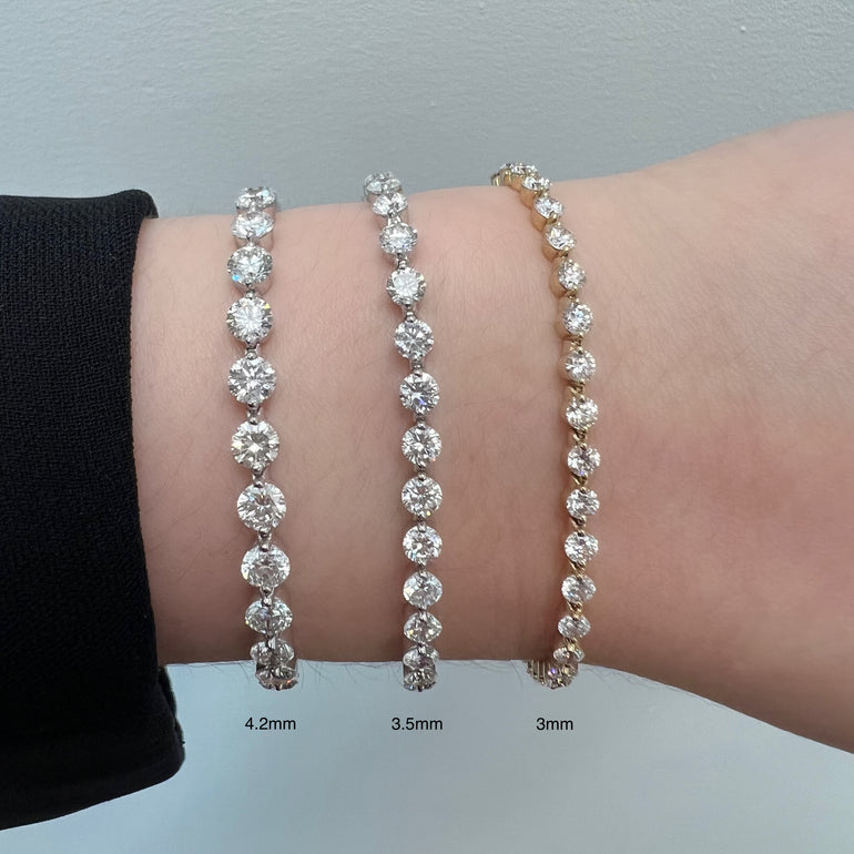 3.5 ct diamond tennis bracelet Clearance