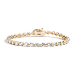 Shahla Karimi Invisible Set 3.5mm Yellow Gold Tennis Bracelet