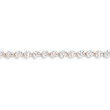 Shahla Karimi Invisible Set 3.5mm Rose Gold Tennis Bracelet