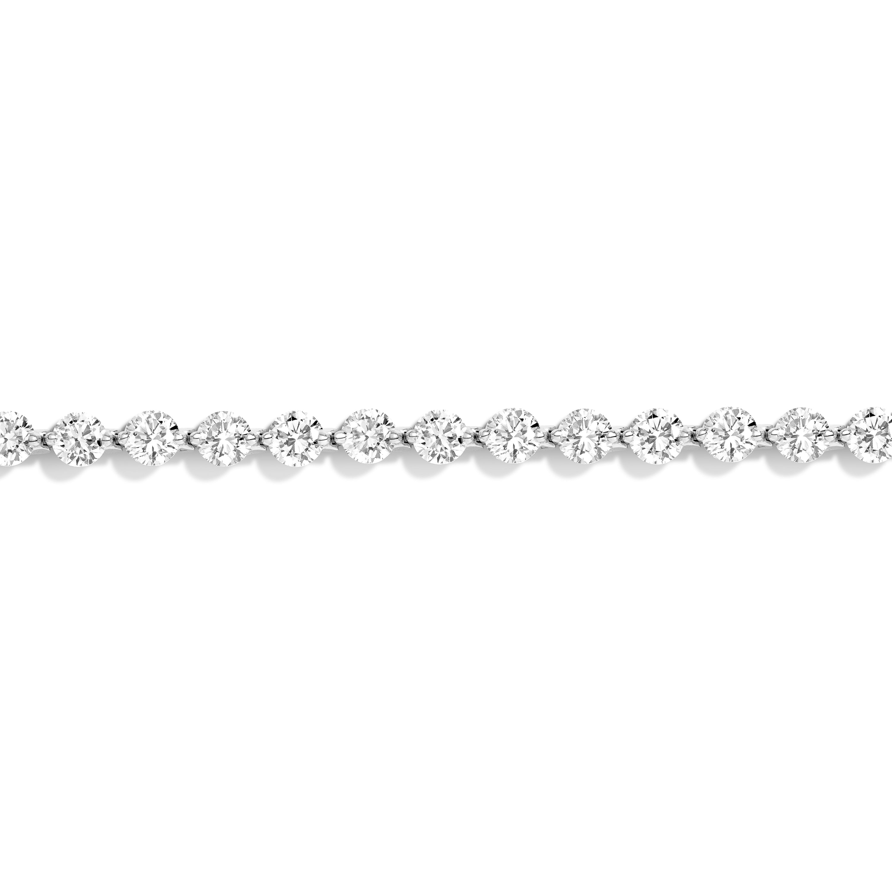 Shahla Karimi Invisible Set 3.5mm White Gold Tennis Bracelet