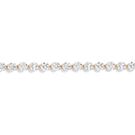 Shahla Karimi Invisible Set 3.5mm Yellow Gold Tennis Bracelet
