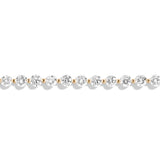 Shahla Karimi Invisible Set 4.2mm Yellow Gold Tennis Bracelet
