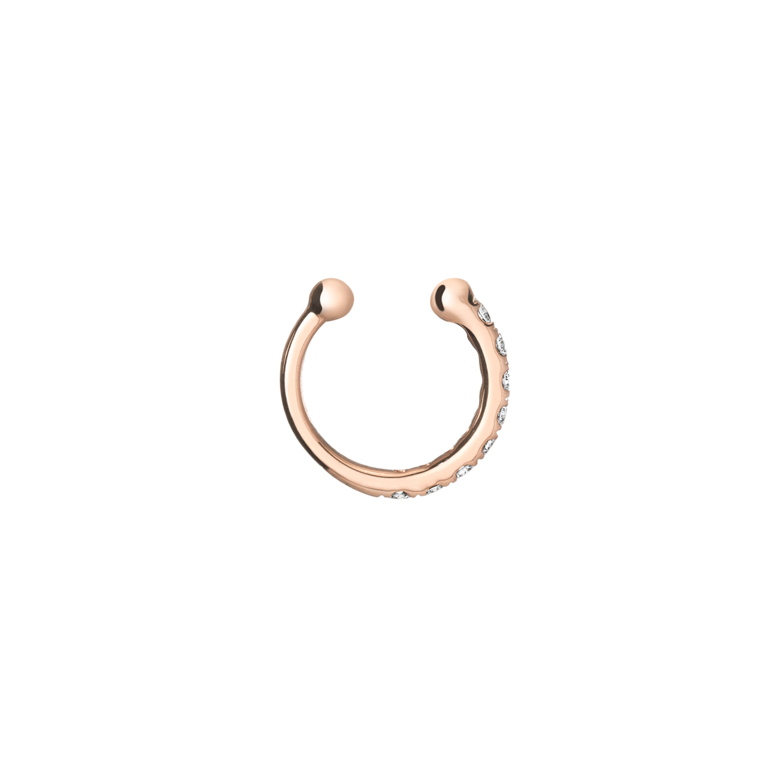 Shahla Karimi Pavé Ear Cuff 14K Rose Gold