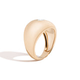 Shahla Karimi XL Bombe Ring with Brilliant Diamond Yellow Gold