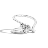 Shahla Karimi Zaha Cluster Wrap White Gold Ring