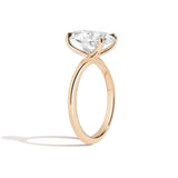 Shahla Karimi Shahla's Signature Railless Oval Engagement Ring 14K Yellow Gold