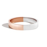Shahla Karimi Jewelry Ring No.3 50-50 14K Rose Gold 14K White Gold