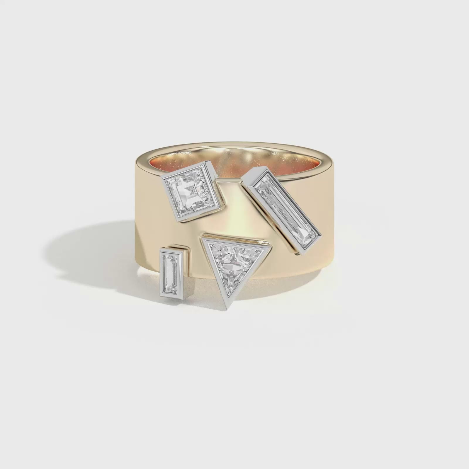 Shahla Karimi Jewelry Wiskup X Shahla Entropy Ring NO.1 14KYellowGold