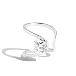 Shahla Karimi Jewelry Zaha Brilliant Wrap Ring 14K White Gold