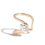 Shahla Karimi Jewelry Zaha Brilliant Wrap Ring 14K Yellow Gold