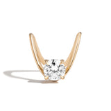 Shahla Karimi Jewelry Zaha Brilliant Deep Curve Ring 14/18K Yellow Gold