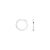 Shahla Karimi 15mm Charming Huggies White Gold