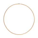 Shahla Karimi 2.7 mm Rounded Box Chain Necklace 14K Yellow Gold
