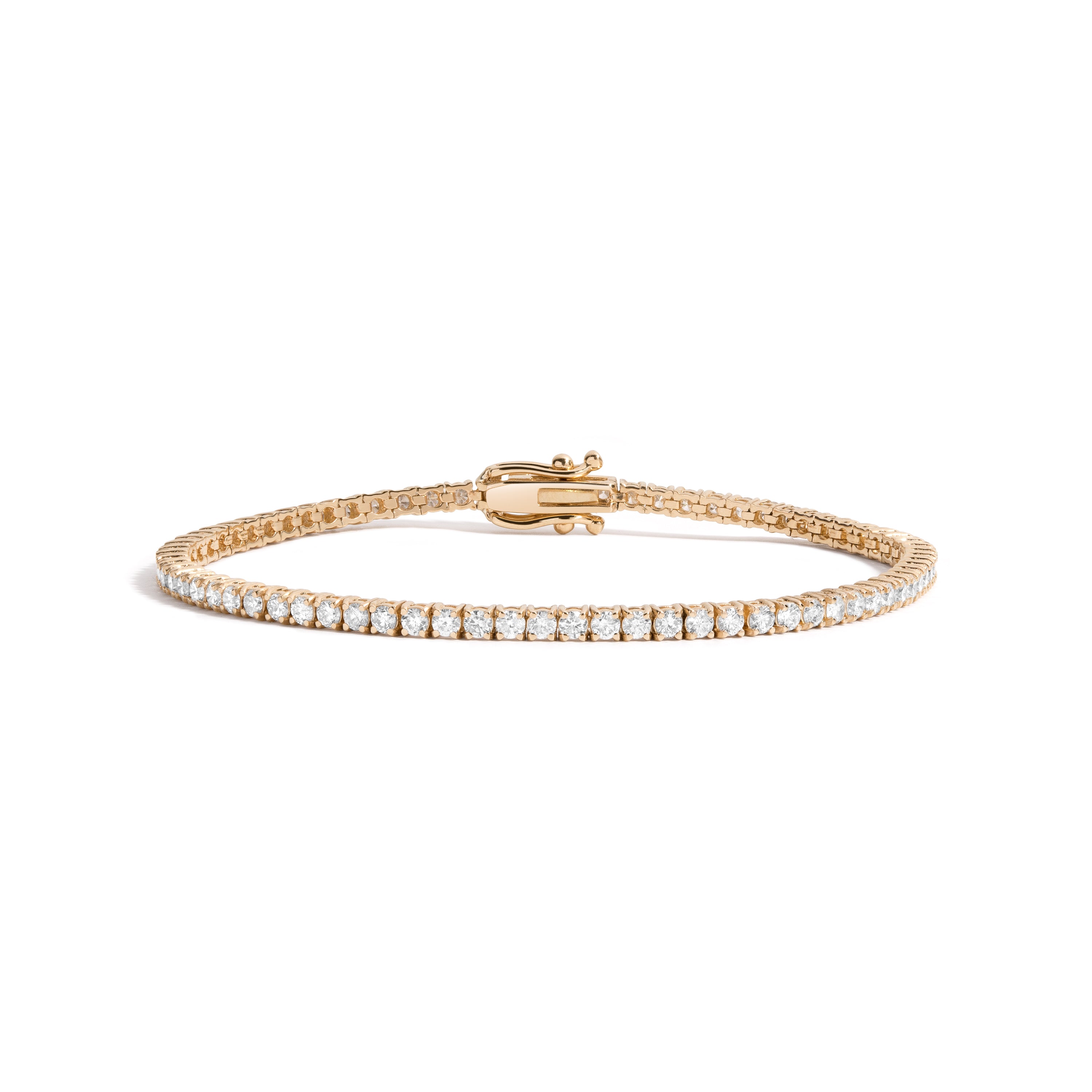 18ct White Gold Black Diamond Tennis Bracelet – Linneys Jewellery