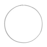 Shahla Karimi 3mm Franco Necklace 14K White Gold