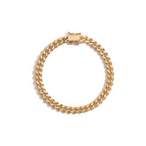 Shahla Karimi 6.1mm Cuban Link Bracelet 14K Yellow Gold