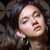 Shahla Karimi Aether X Shahla Rivet Half Arcs 14K Yellow Gold