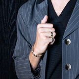 Shahla Karimi Aether X Shahla Rivet Bangle Bracelet 14K Yellow Gold