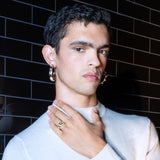 Shahla Karimi Aether X Shahla Rivet Band No.1 14K Yellow Gold