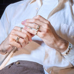 Shahla Karimi Aether X Shahla Male Column Ring 14K Yellow Gold