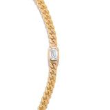 Aether X Shahla Cast Iron Link Necklace 14K Yellow Gold