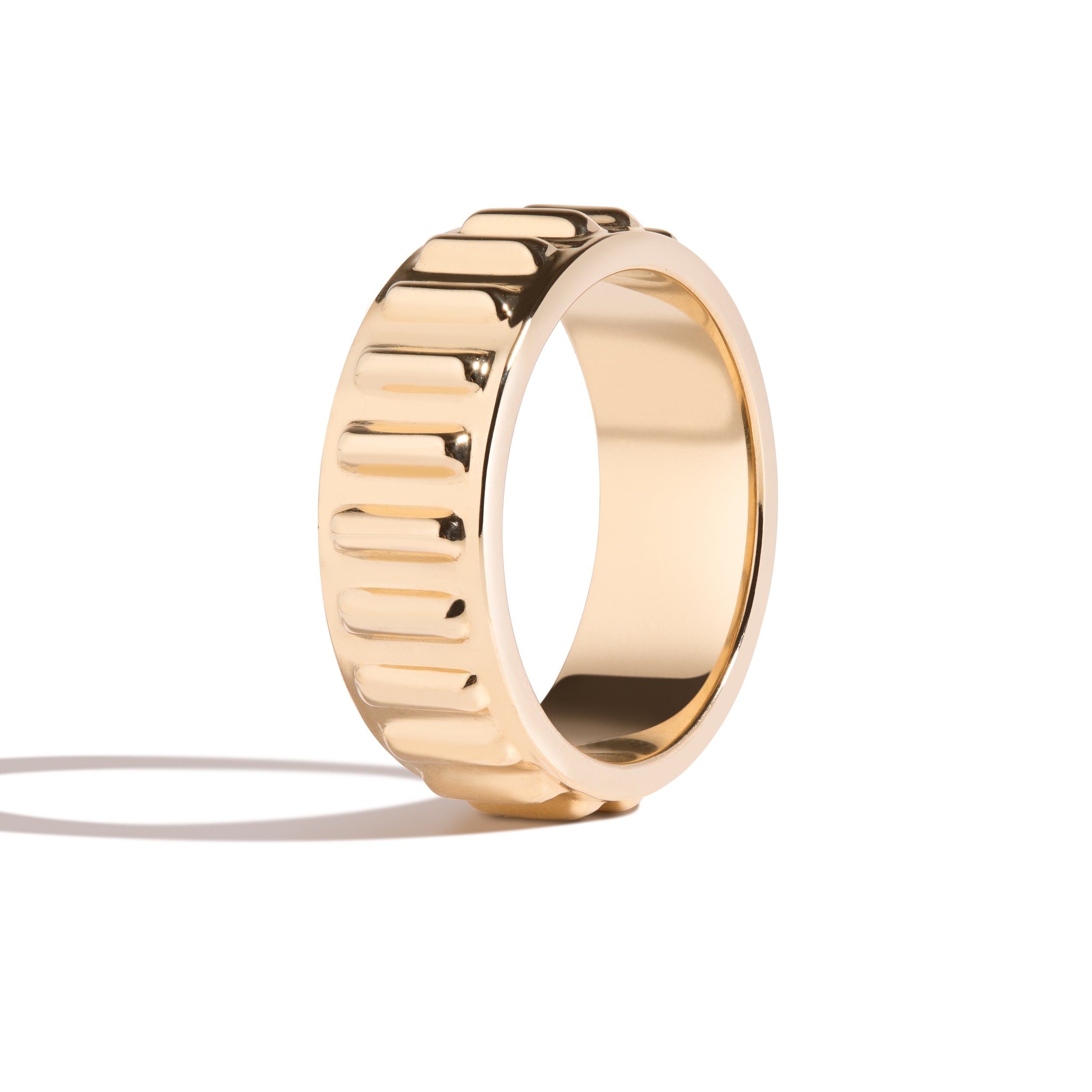 Shahla Karimi Aether X Shahla Male Column Ring 14K Yellow Gold