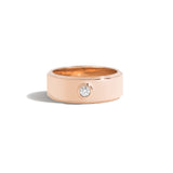 Shahla Karimi Aether X Shahla Rivet Band No.1 14K Rose Gold