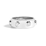 Shahla Karimi Aether X Shahla Rivet Band No.2 14K White Gold