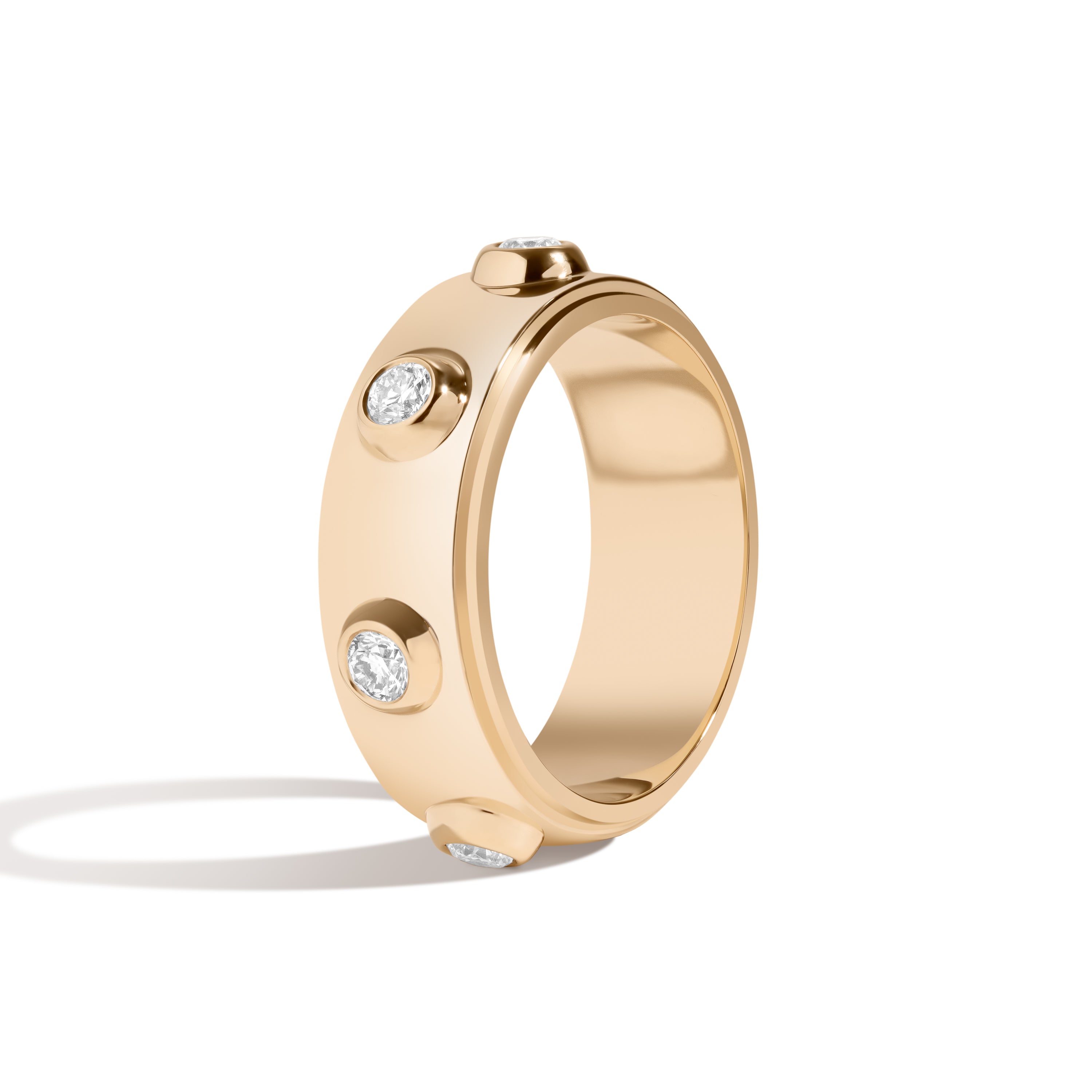 Shahla Karimi Aether X Shahla Rivet Band No.2 14K Yellow Gold