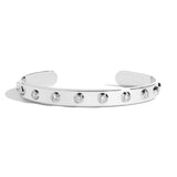 Shahla Karimi Aether X Shahla Rivet Bangle Bracelet 14K White Gold