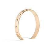 Shahla Karimi Aether X Shahla Rivet Bangle Bracelet 14K Yellow Gold