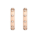 Shahla Karimi Aether X Shahla Rivet Hoop Earrings 14K Rose Gold