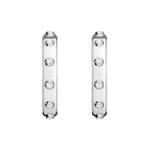 Shahla Karimi Aether X Shahla Rivet Hoop Earrings 14K White Gold