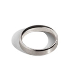 Shahla Karimi Jewelry Beveled Band 14K White Gold or Platinum