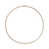 Shahla Karimi Bezel Set Tennis Necklace 14K Yellow Gold