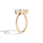 Shahla Karimi Double Epaulette Ring 14K Yellow Gold