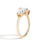 Shahla Karimi Double Keystone Ring 14K Yellow Gold