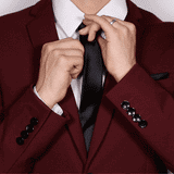 Shahla Karimi Jewelry Beveled Band 14K White Gold or Platinum on Model GIF