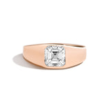 Shahla Karimi JOON Asscher Signet Ring 14K Rose Gold